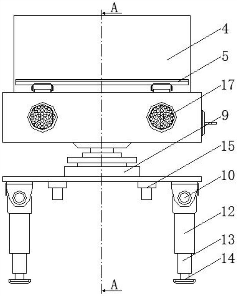 Portable teaching aid showing stand for intern teaching