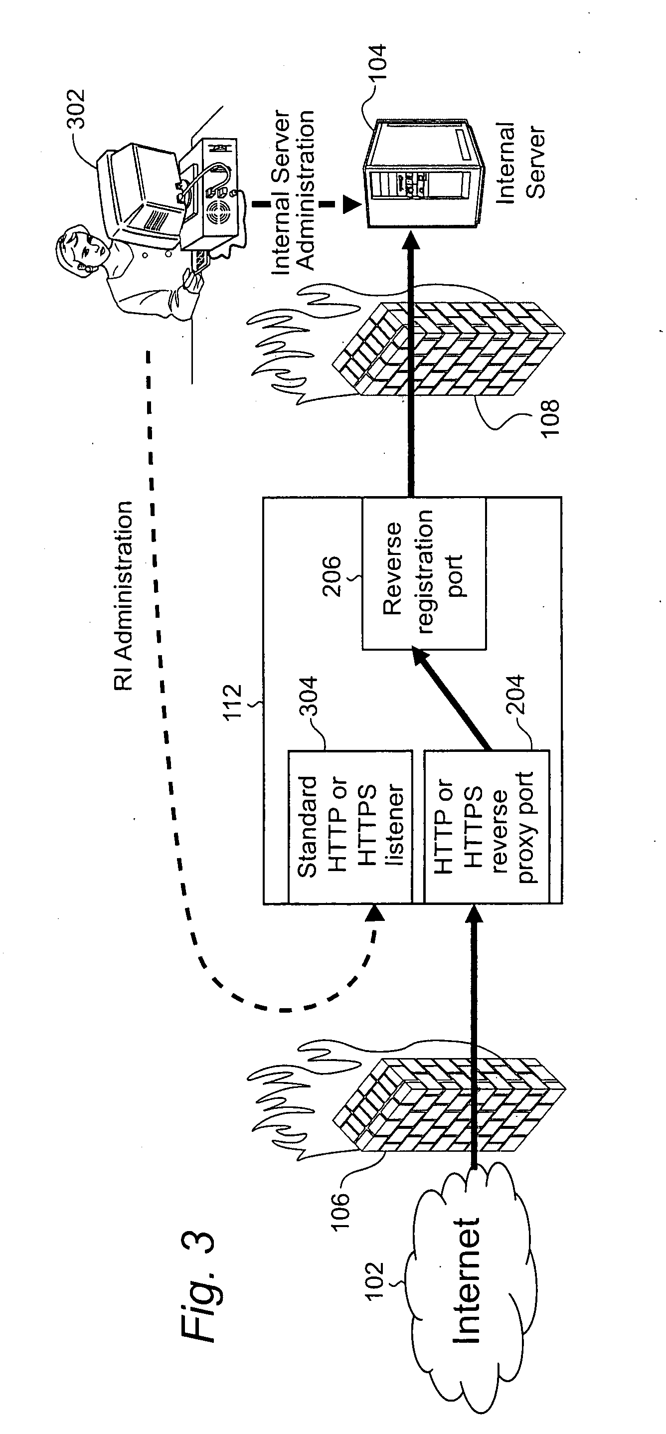 Systems and/or methods for streaming reverse HTTP gateway, and network including the same