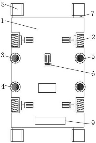 Lateral moving device for auxiliary parking system