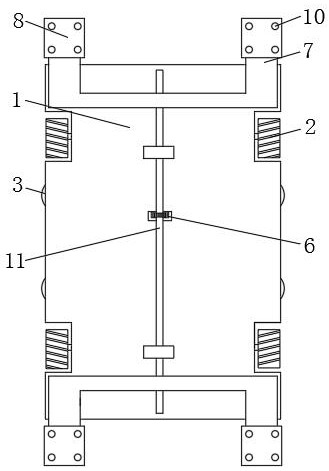 Lateral moving device for auxiliary parking system