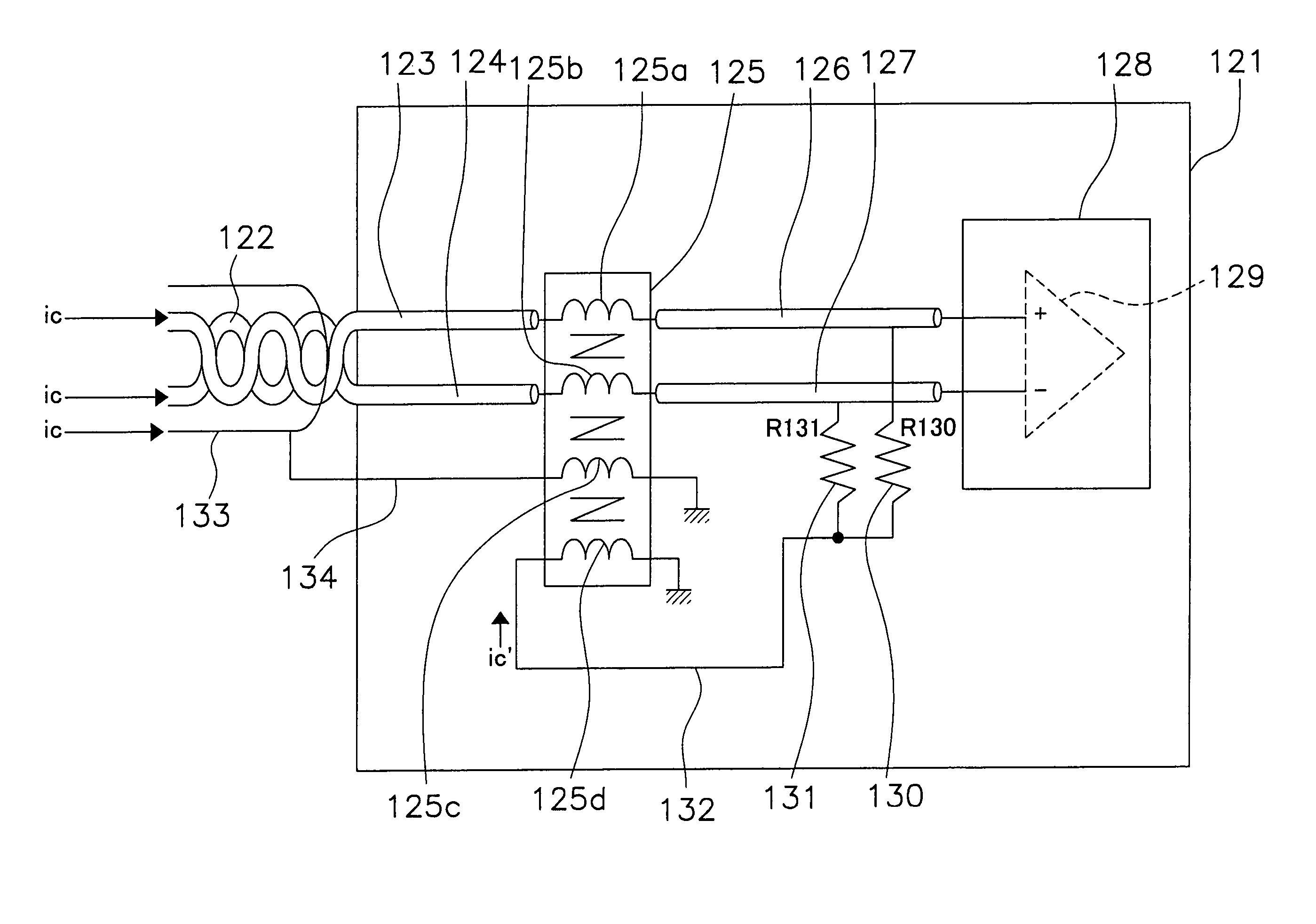 Differential transmission circuit and common mode choke coil