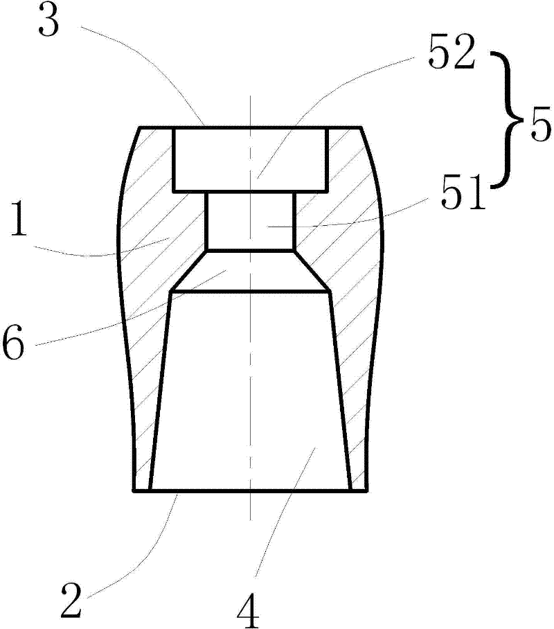 Overlay welding method for small-diameter through-holes