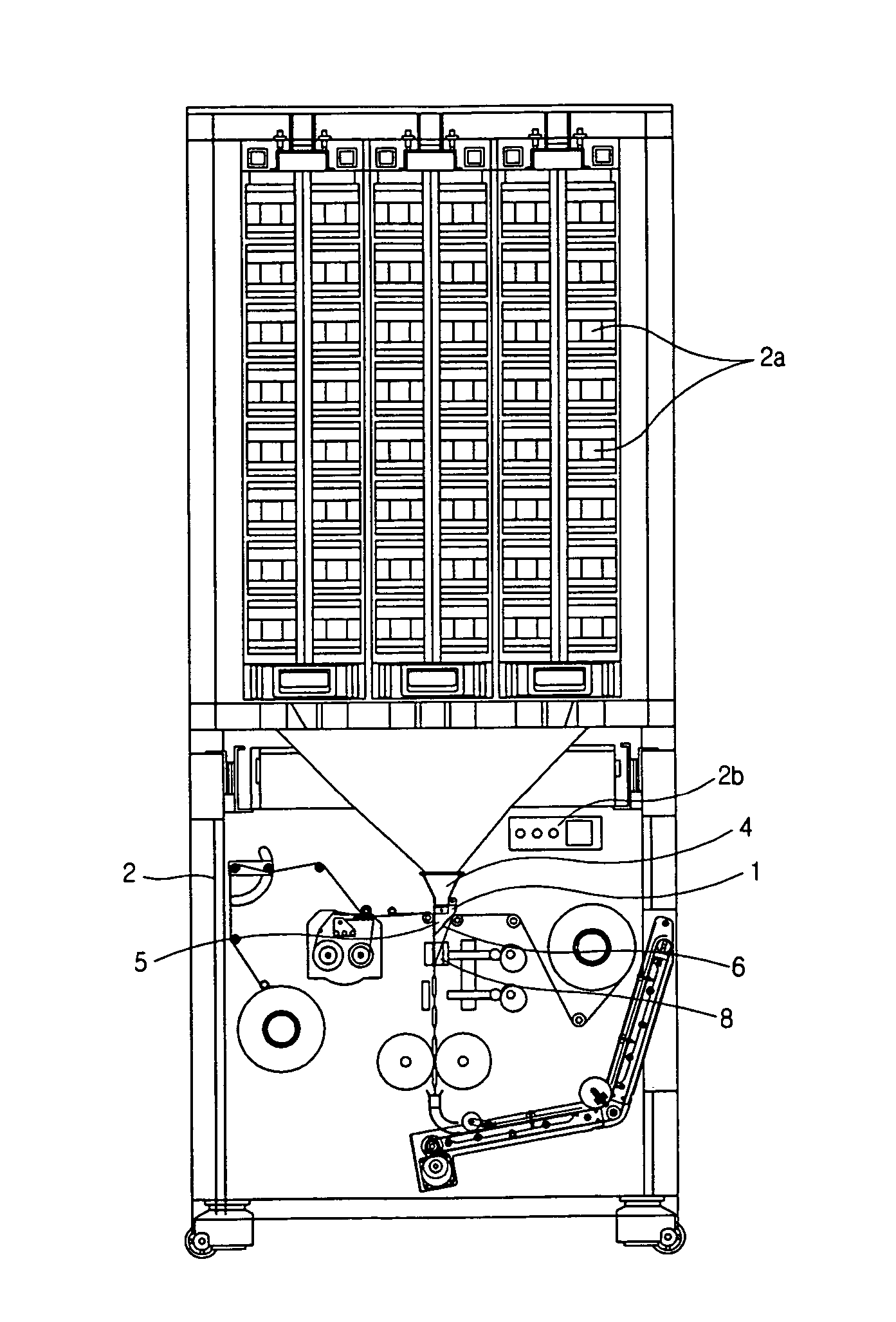 Apparatus for detecting of dropping tablets in automatic medicine packaging machine