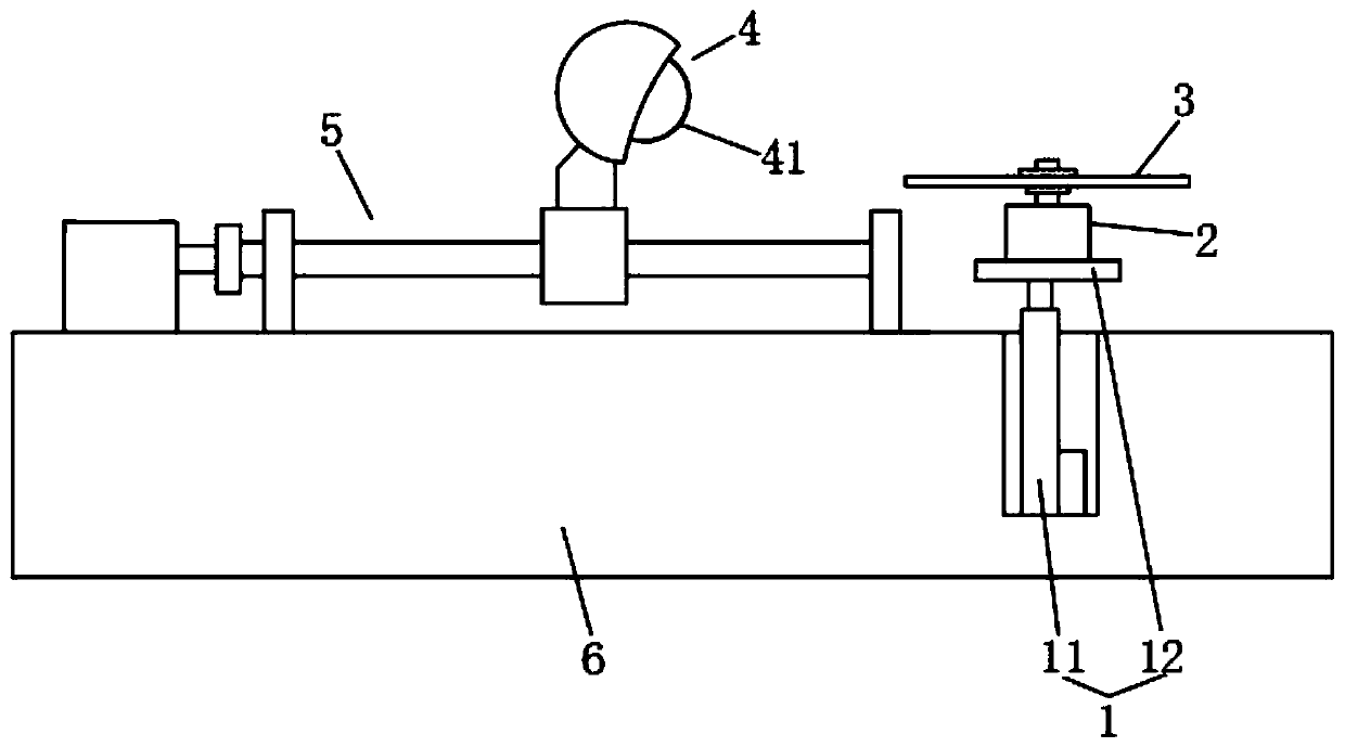 Disc saw web trimming and grinding device