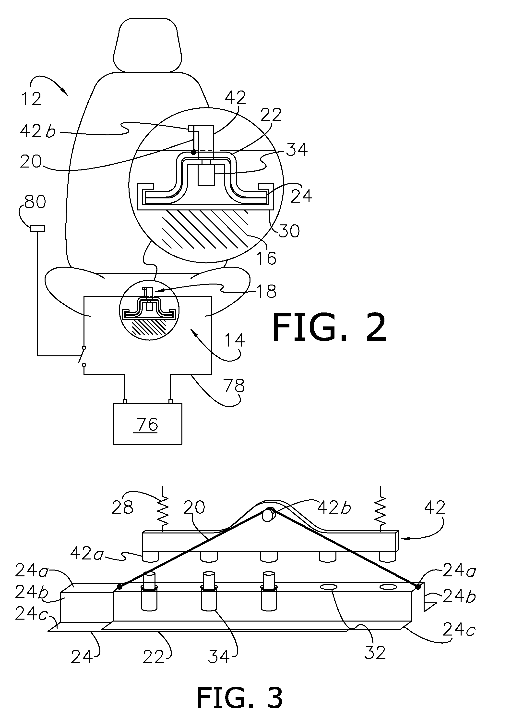 Fore-aft position adjuster utilizing active material actuation