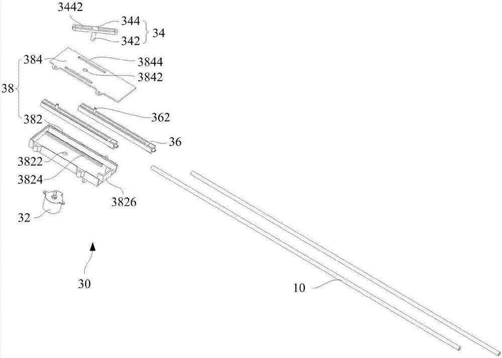 Liquid spraying pipe driving assembly, cleaning device and air conditioner