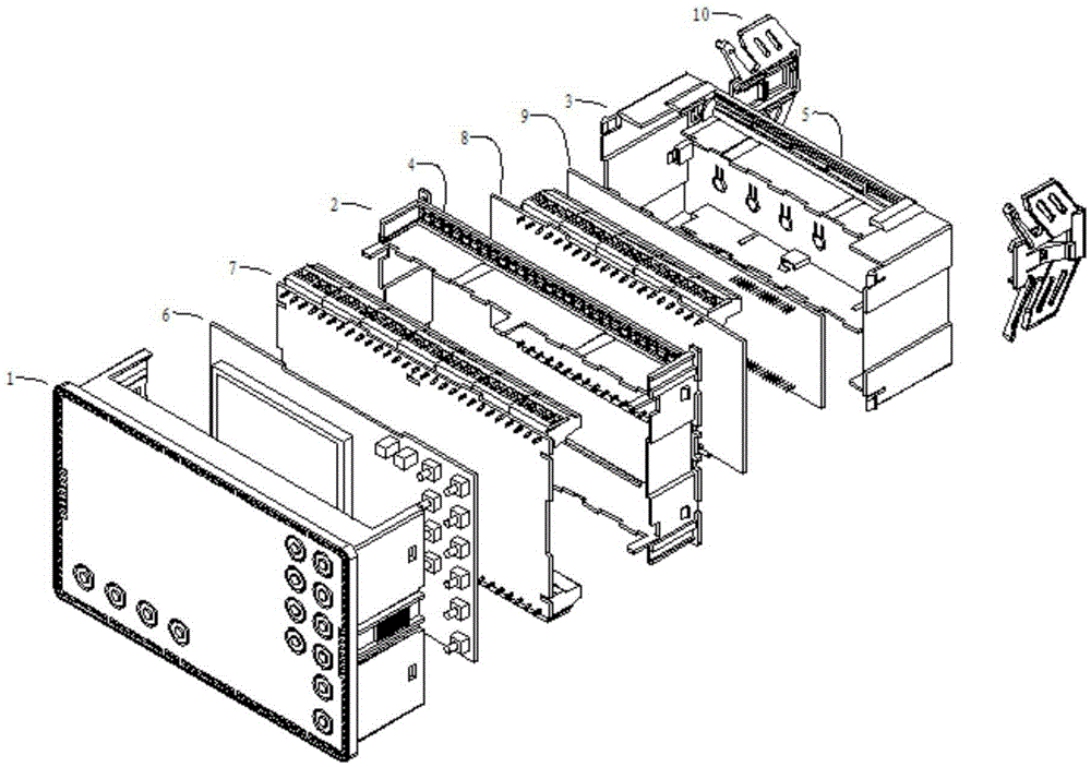 Intelligent instrument shell structure