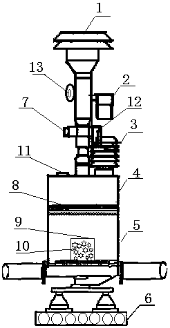 An online monitoring device and method for pm2.5 industrial flue gas