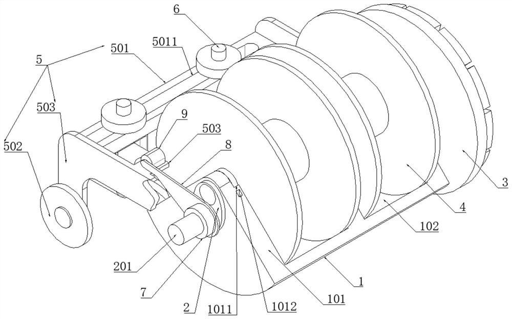 Cable laying device