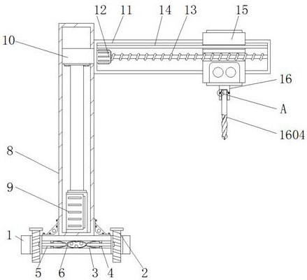 Drill bit and mechanical arm of end-mill type machine