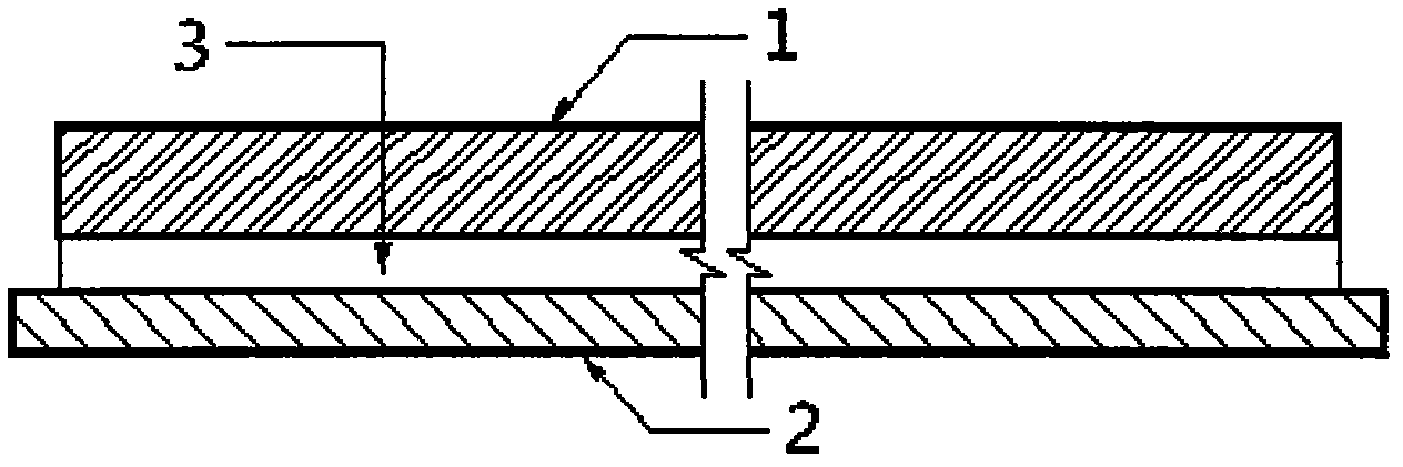 Pre-stress composite glass plate and manufacturing process thereof