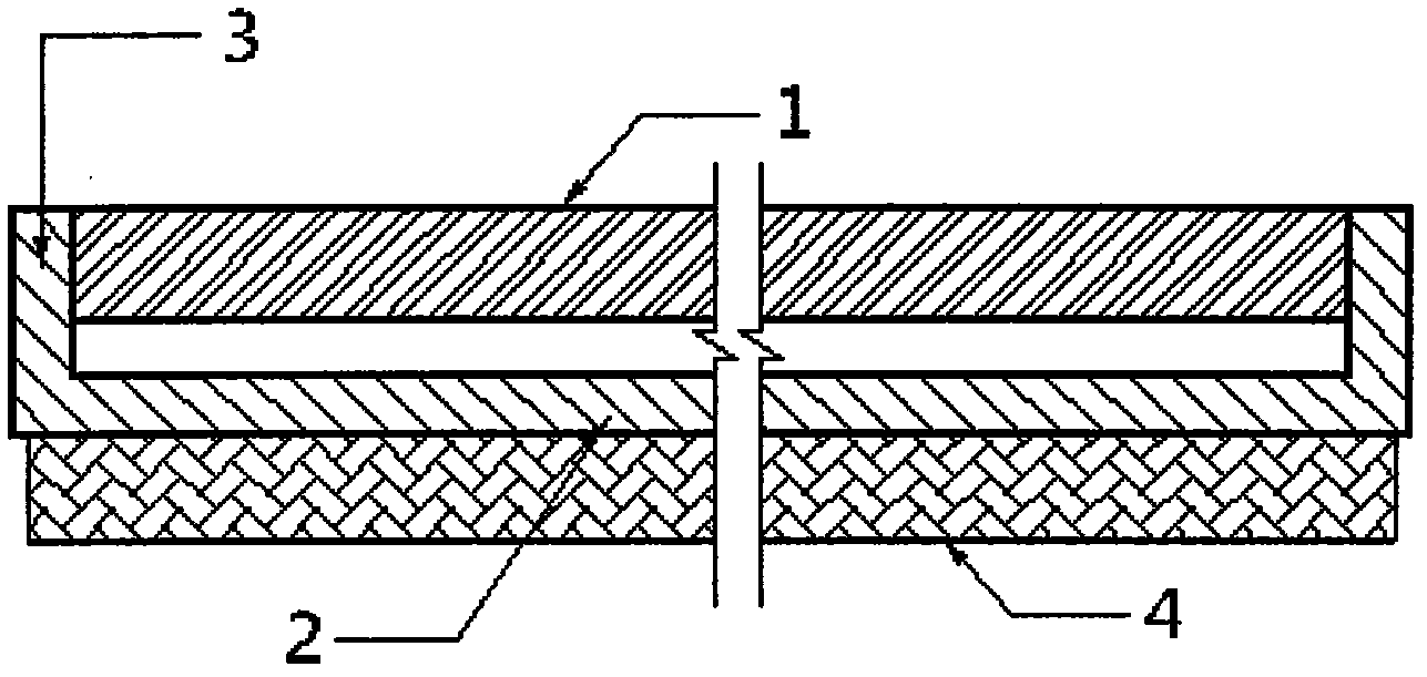 Pre-stress composite glass plate and manufacturing process thereof