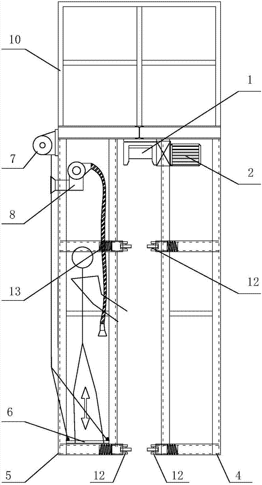 Auxiliary working warehouse for automatic welding of large storage tanks and its usage method