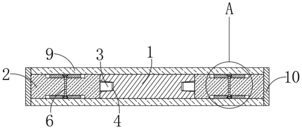 Composite fireproof door and production equipment thereof