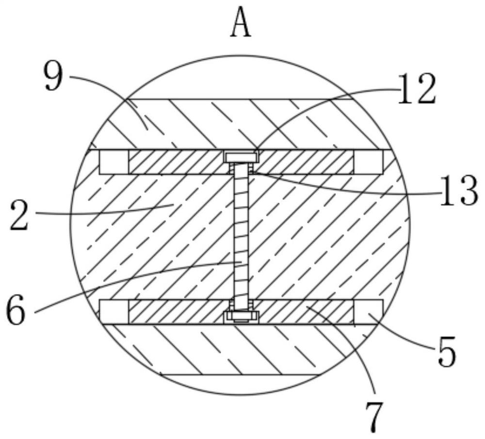 Composite fireproof door and production equipment thereof