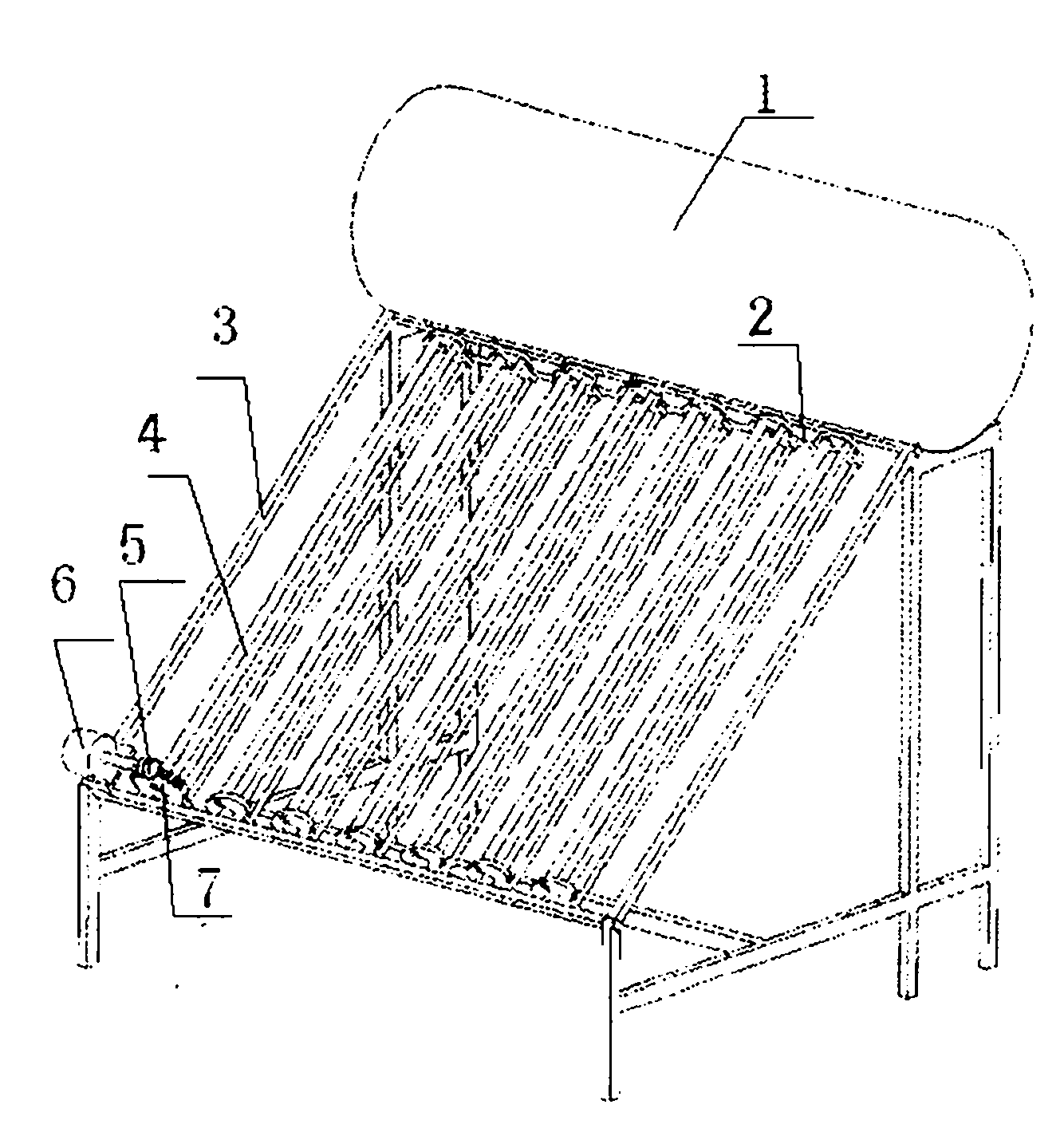 Tracking concentrating solar receiving device