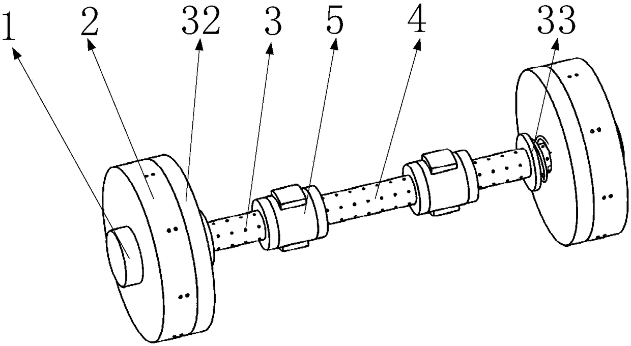 Self-generating electricity sharing barbell