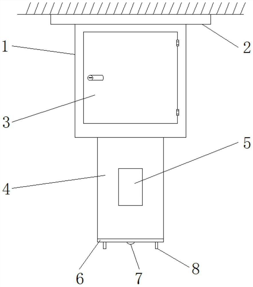 A smart charging pile for new energy vehicles that can prevent accidental touch and misappropriation