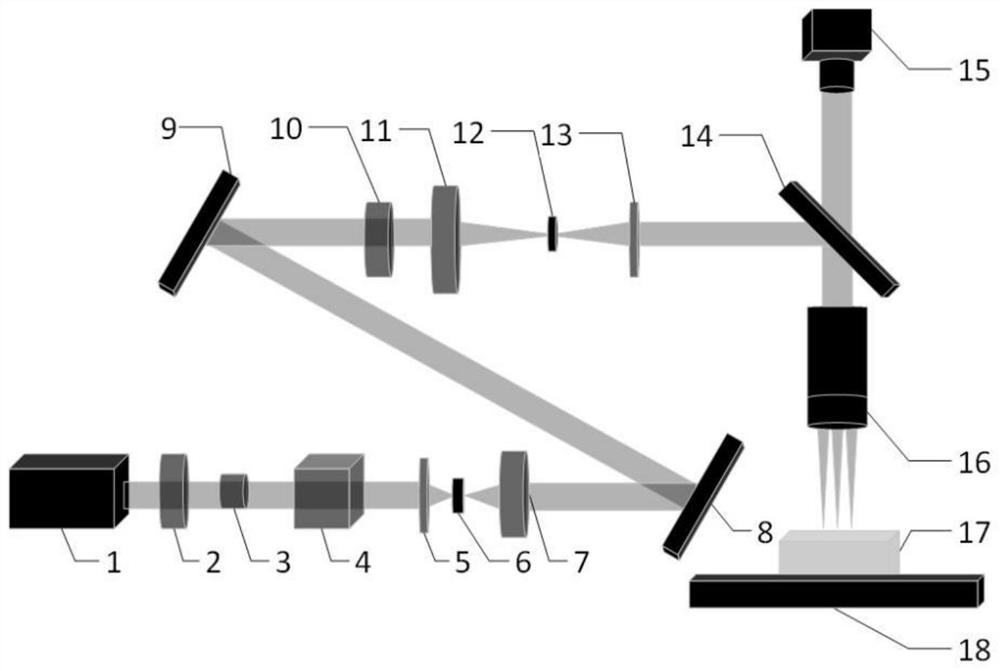 Femtosecond laser two-photon processing device