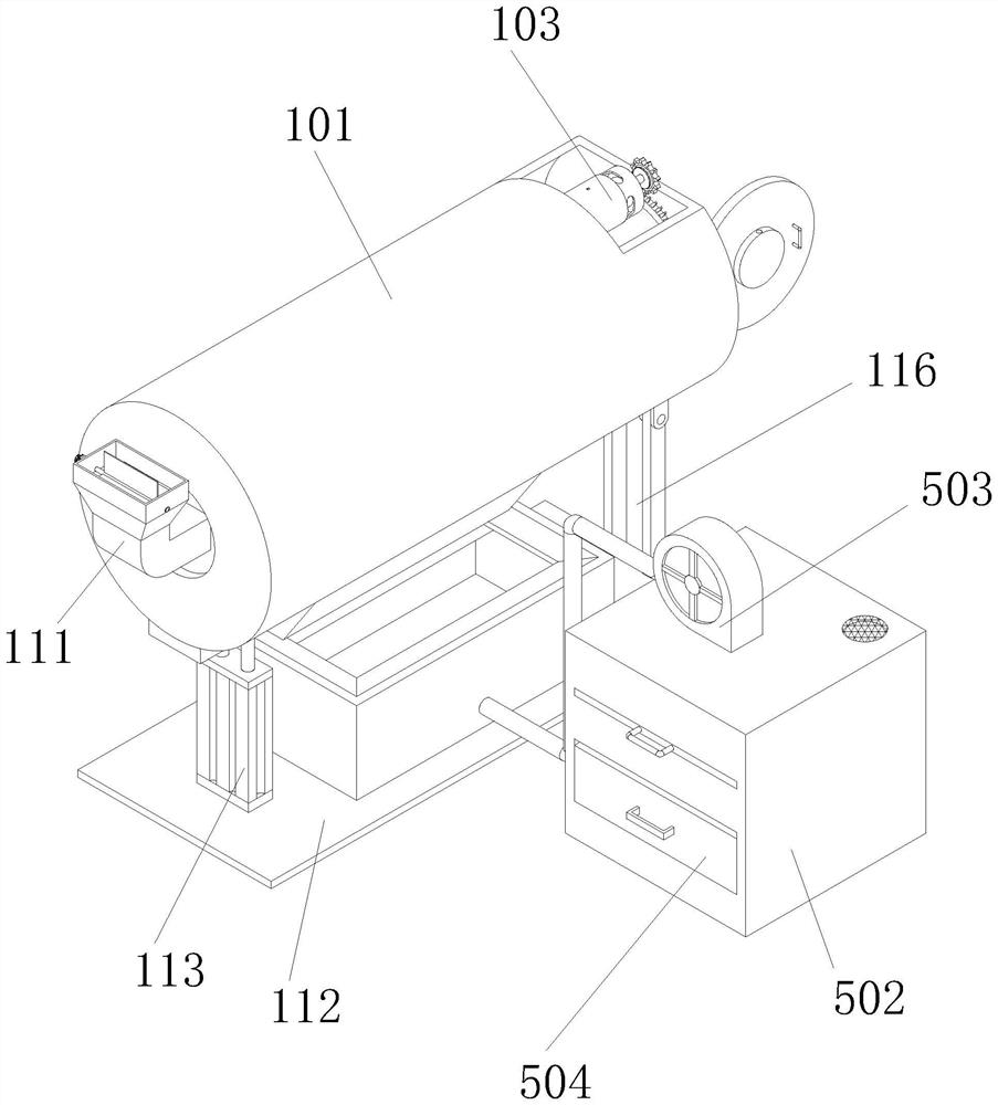 Tea leaf production and processing equipment and tea leaf processing technological method