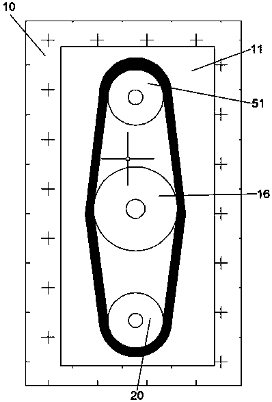 Omnibearing sand blasting and dust collecting device for gears