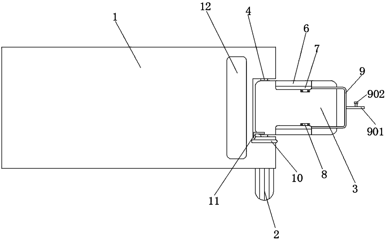 Auxiliary headrest for tracheal foreign body removal operation