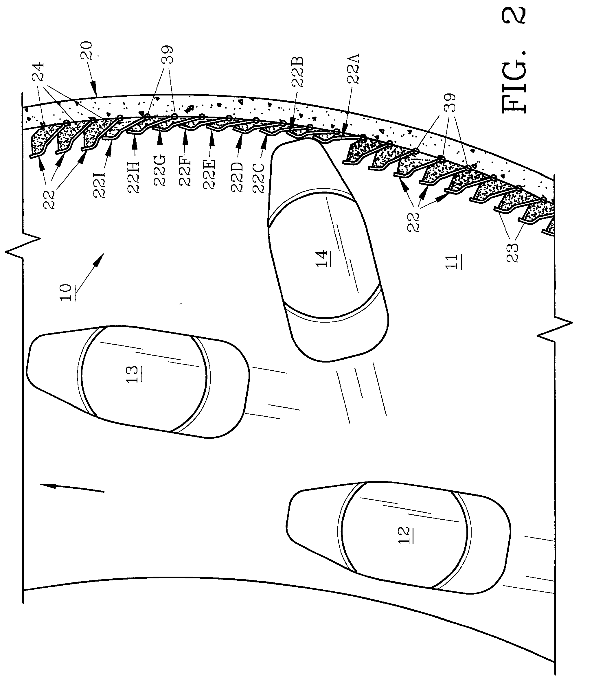 Energy absorbing system and method