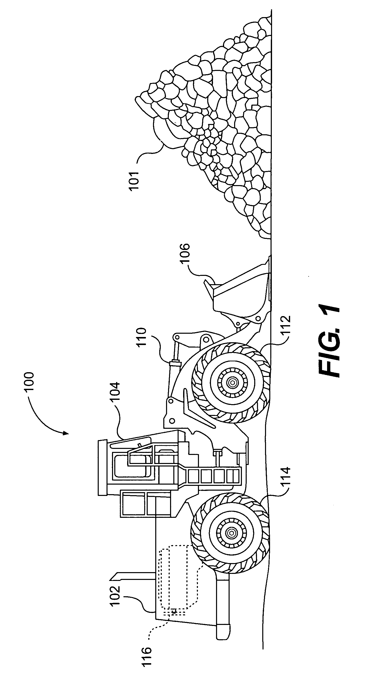 Automatic digging and loading system for a work machine