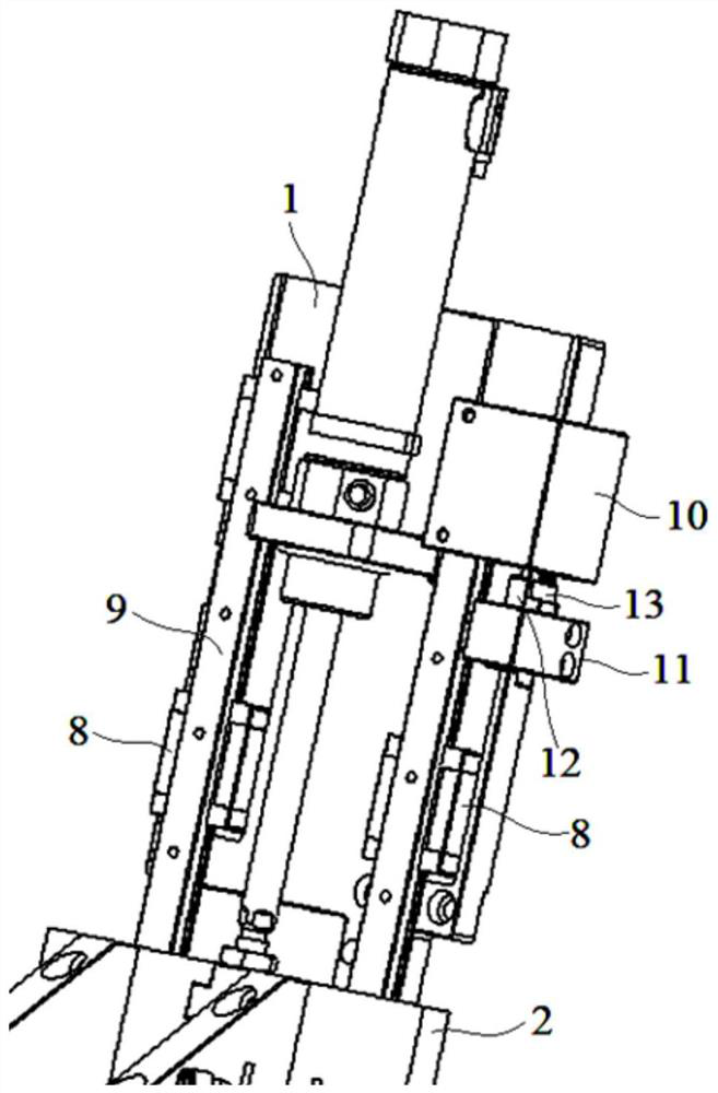 Automatic receiving device for cnc processing