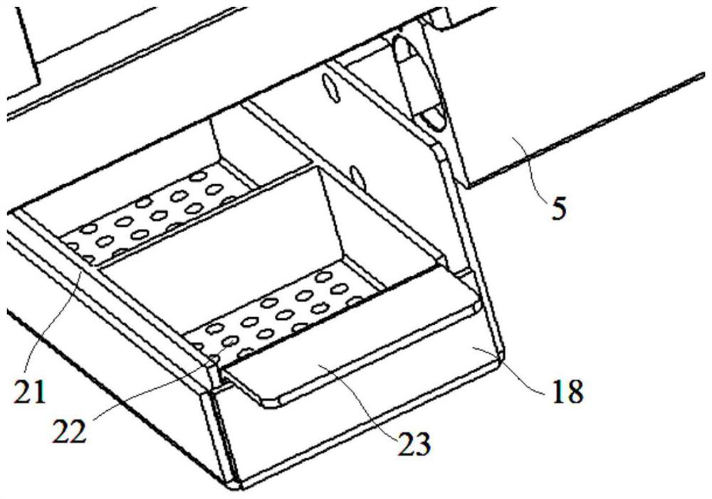 Automatic receiving device for cnc processing