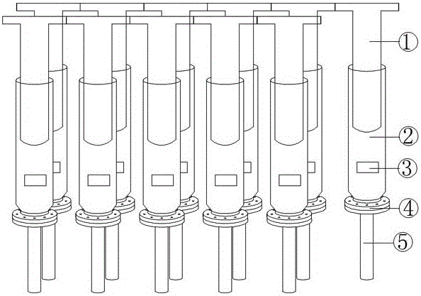 Eleven-cylinder stick manufacturing device