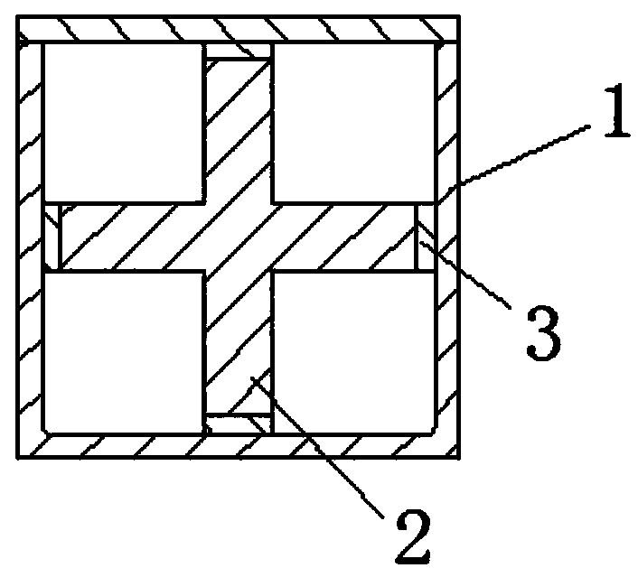 Multimode mixed cavity structure used in filter