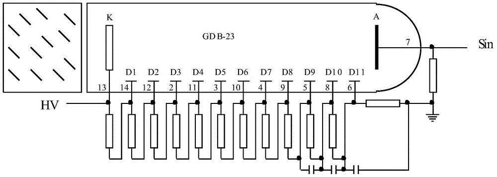 Gamma quantum logging detection tube for quantitative measurement of low-content uranium deposits