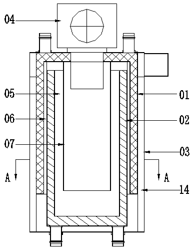 Combined type grate-fired heater