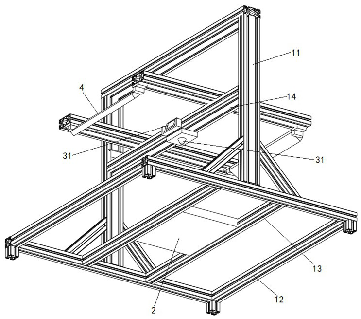 Shrimp seed counting device and method based on visual identification technology