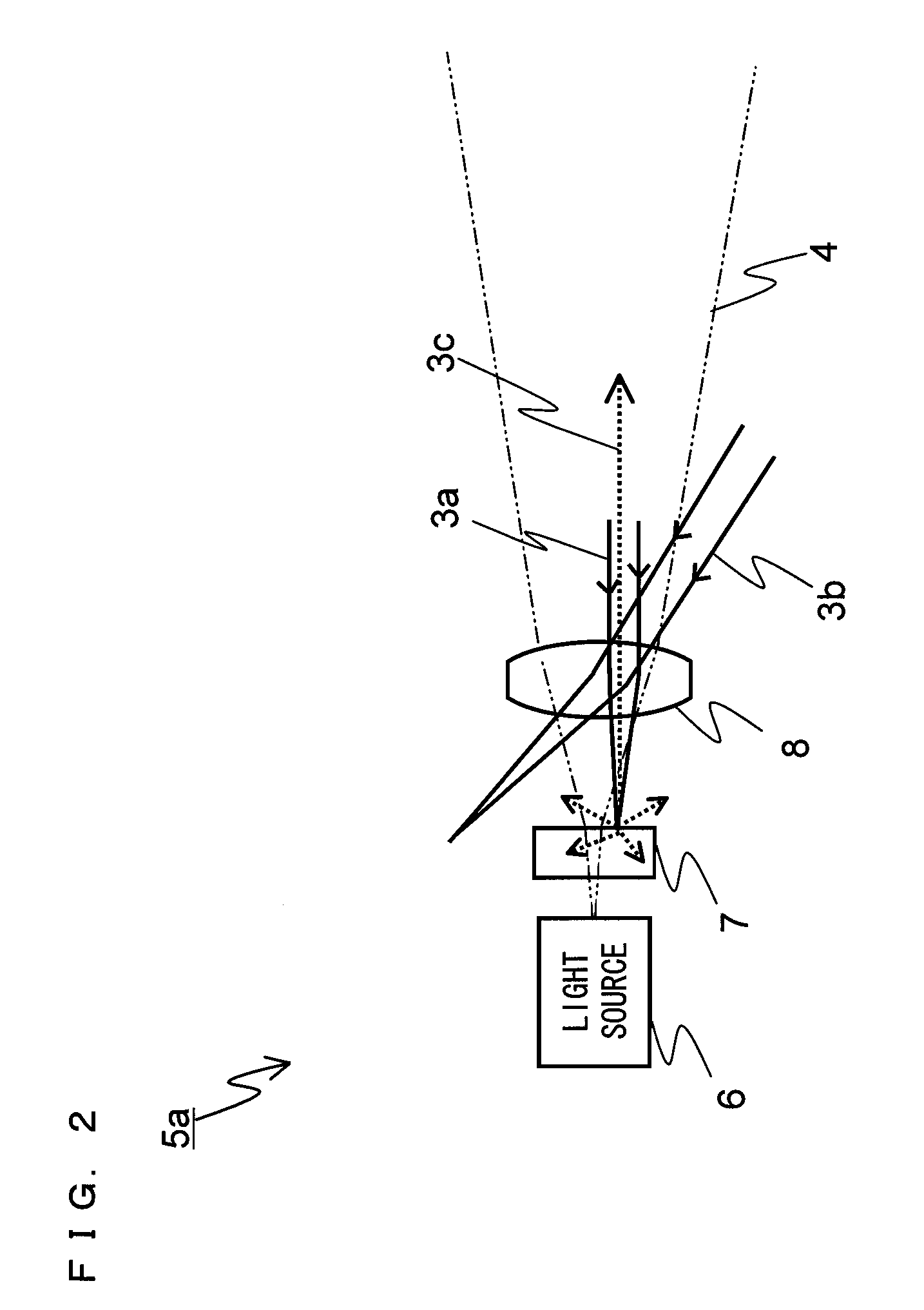 Optical wireless transmission system for performing optical space transmission, and optical transmitter used therein