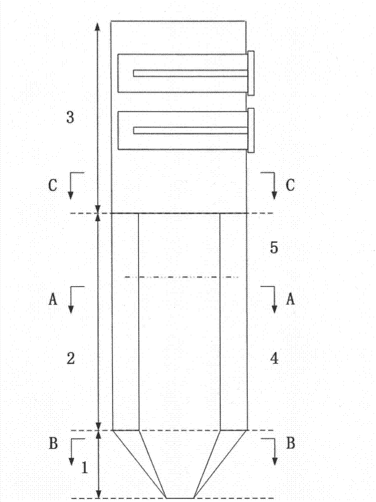 Boiler large-chamfer four-corner tangential firing technology and furnace arrangement method