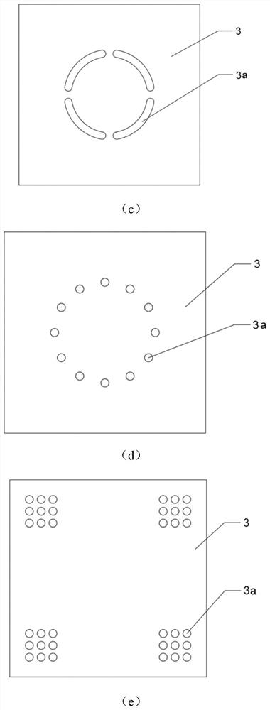 MEMS inertial sensor low-stress packaging structure and method based on graphical gold-tin soldering