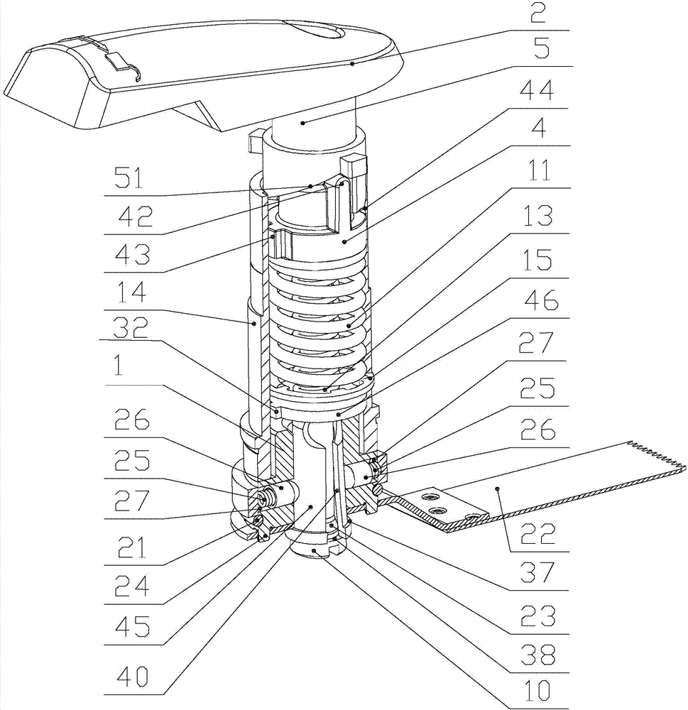 Multifunctional tool and rapid replacement structure thereof