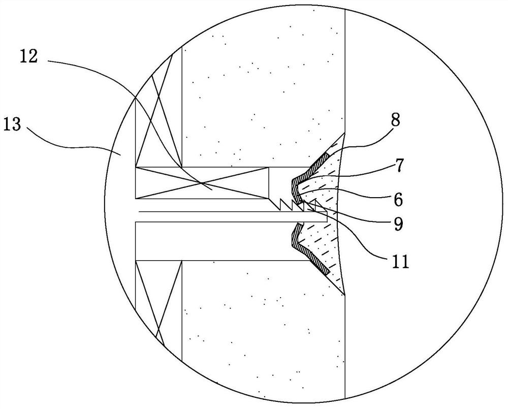 Elastic anti-loosening locking mechanism and its fasteners for wall hangings