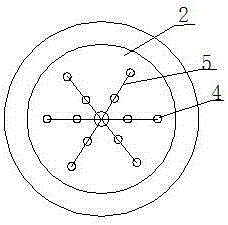 Concentrating type light emitting diode