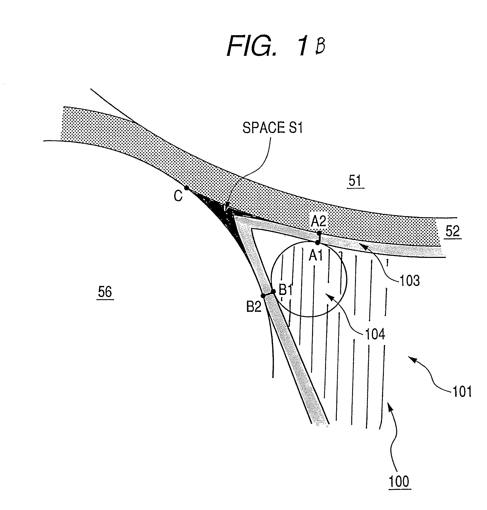 Image heating apparatus with heating nip for preventing image failure
