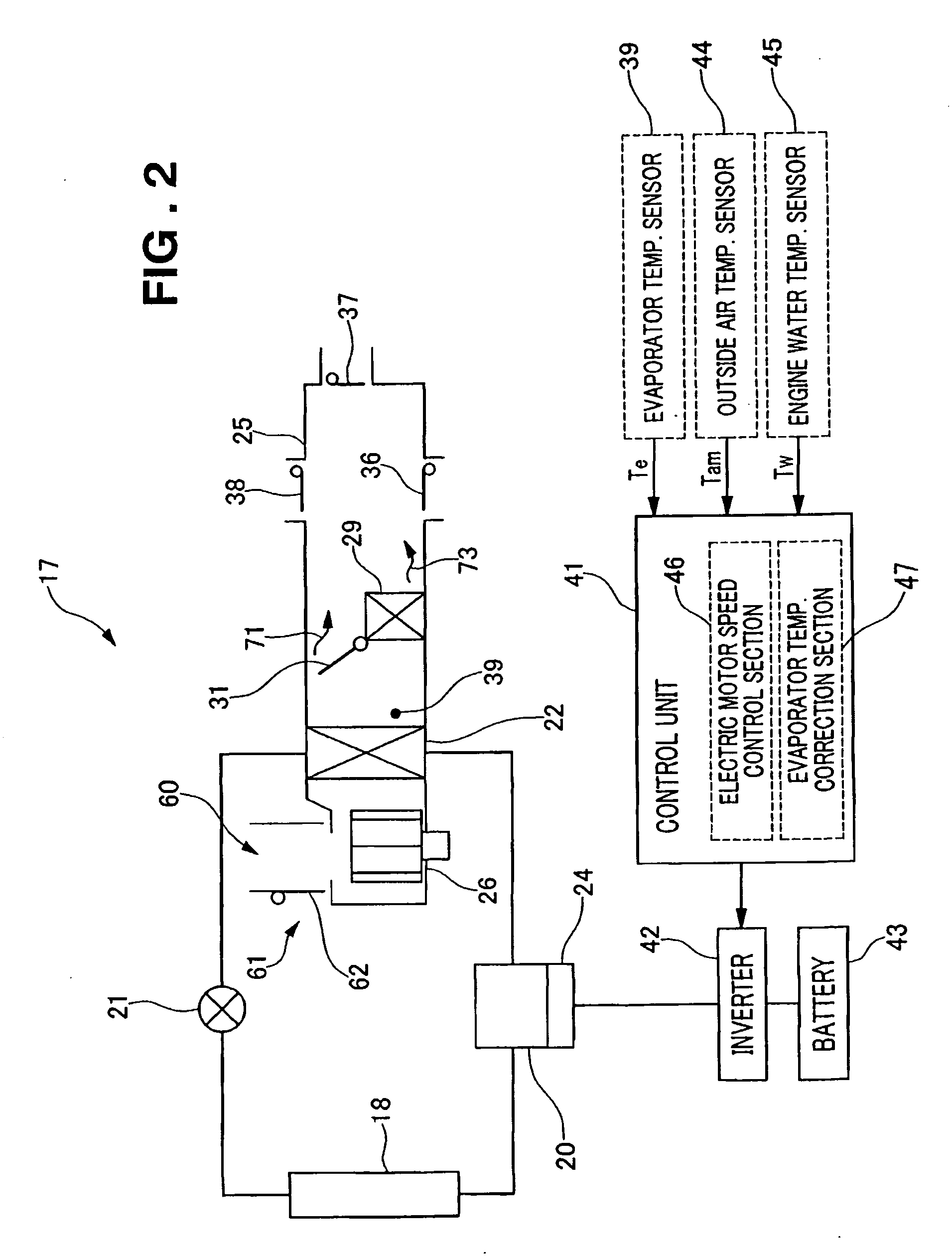 Vehicular air-conditioning system