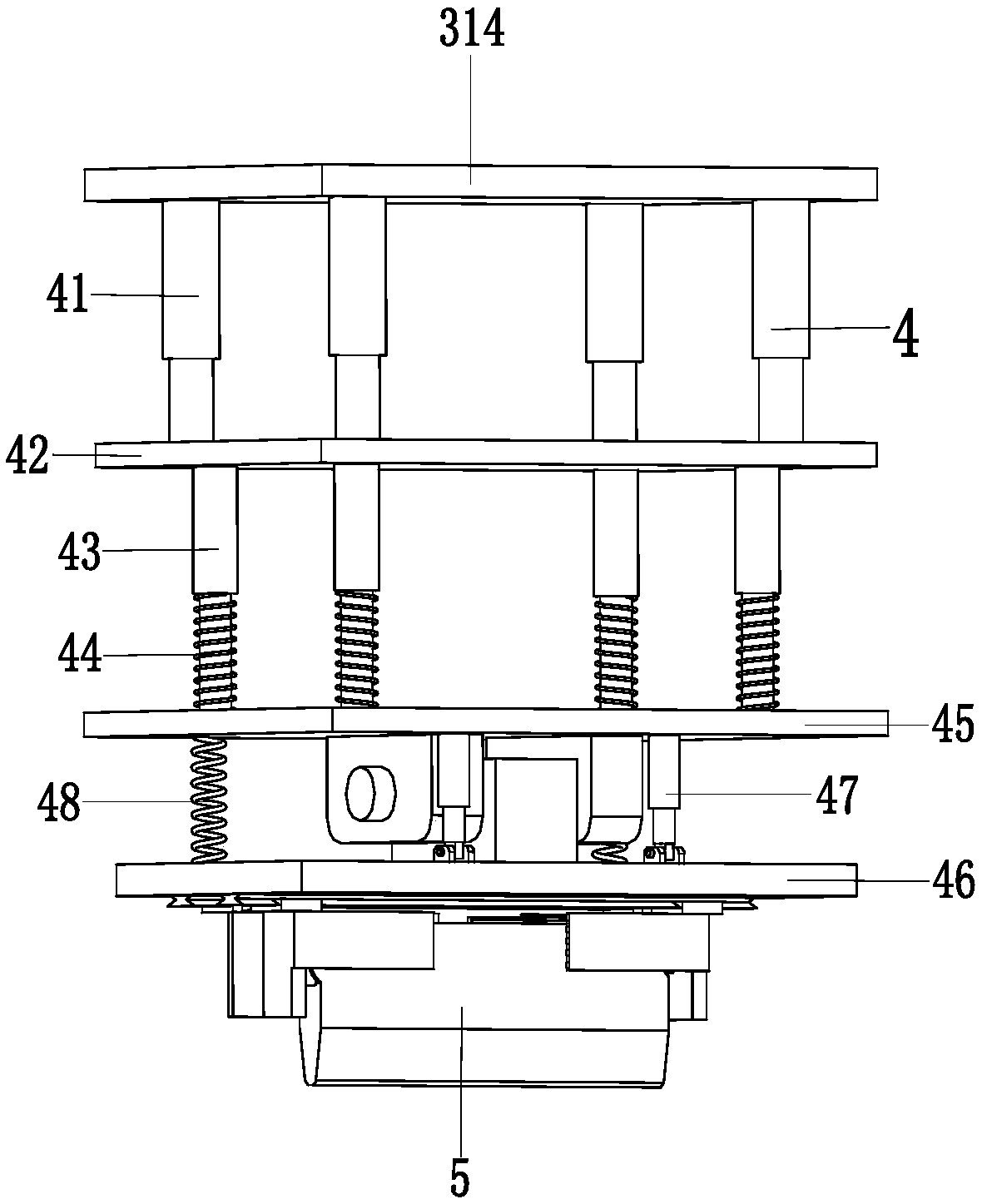 Medical back scraping therapy rehabilitation healthcare executing device for respiration department