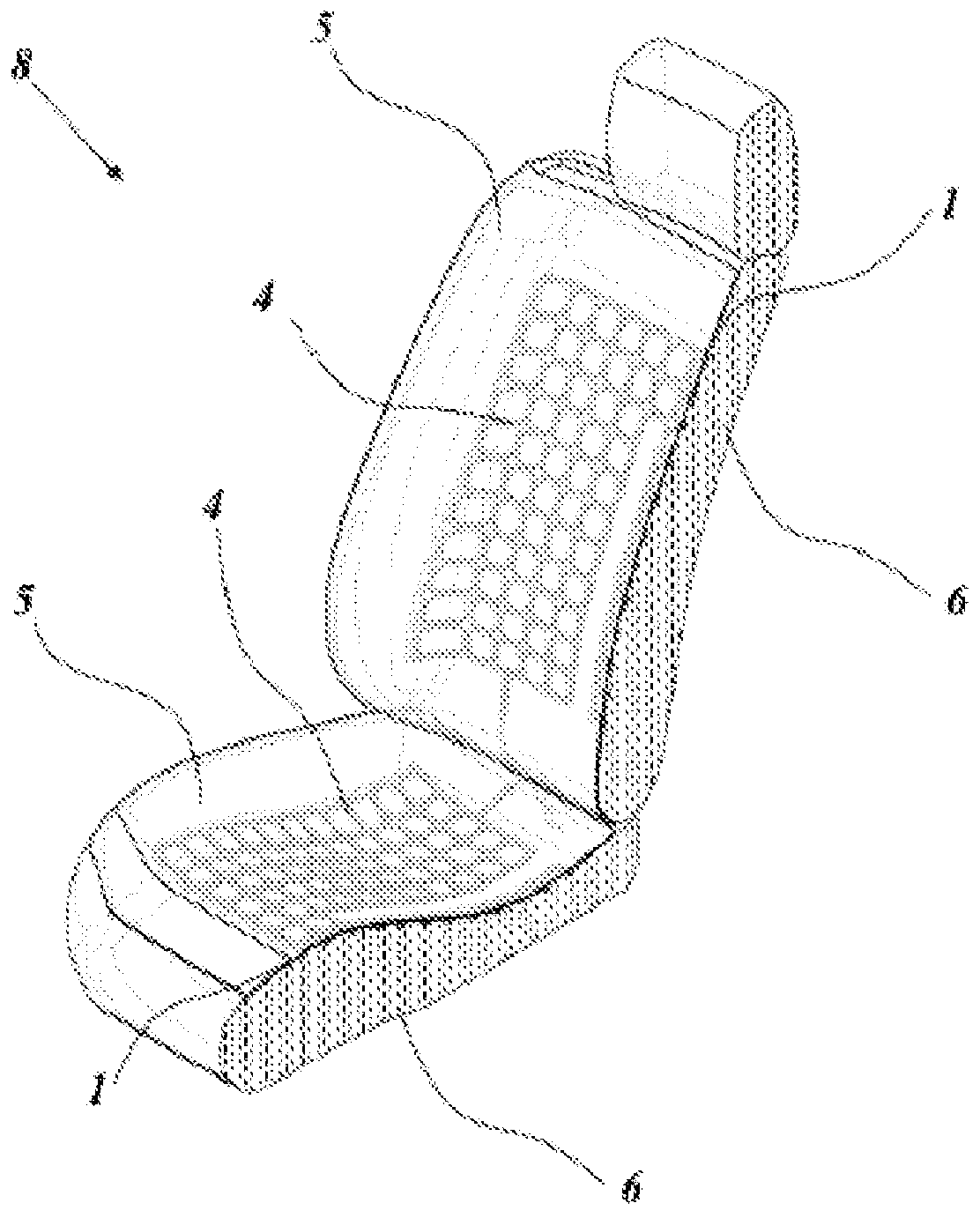 Flexible heat exchanger for thermal control of seating surfaces