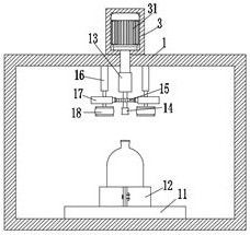 A glass bottle forming device based on medical equipment processing