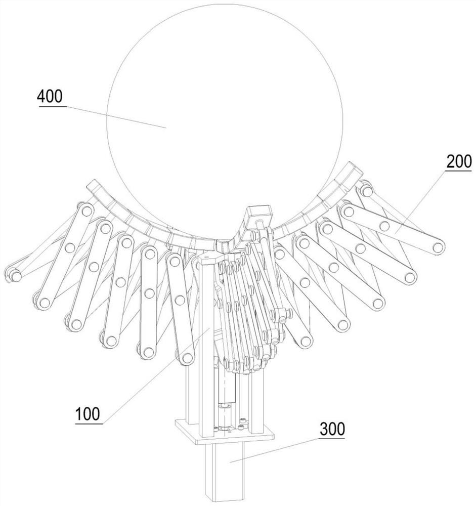 Thin-wall sphere supporting device