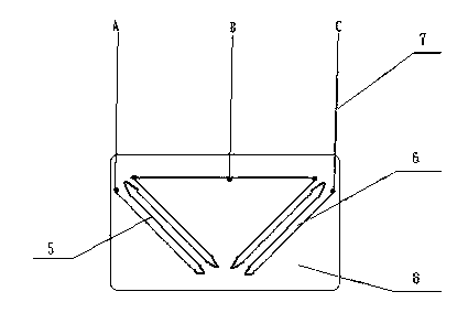 Strain foil and method of full-bridge type and half-bridge type measurement shearing strain