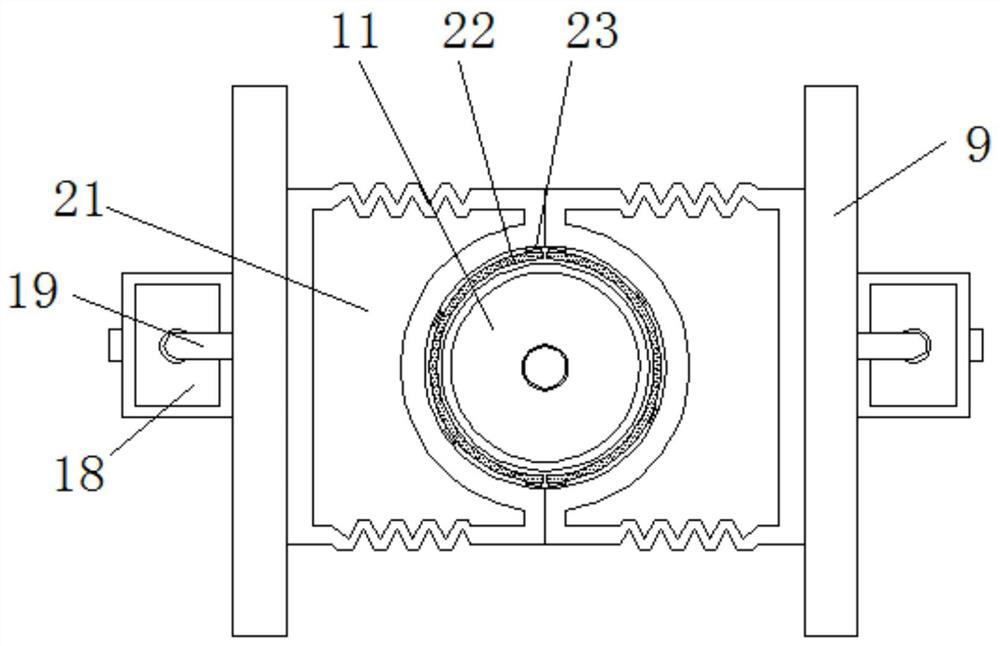 A leak test device for cavity sealing of automobile engine parts