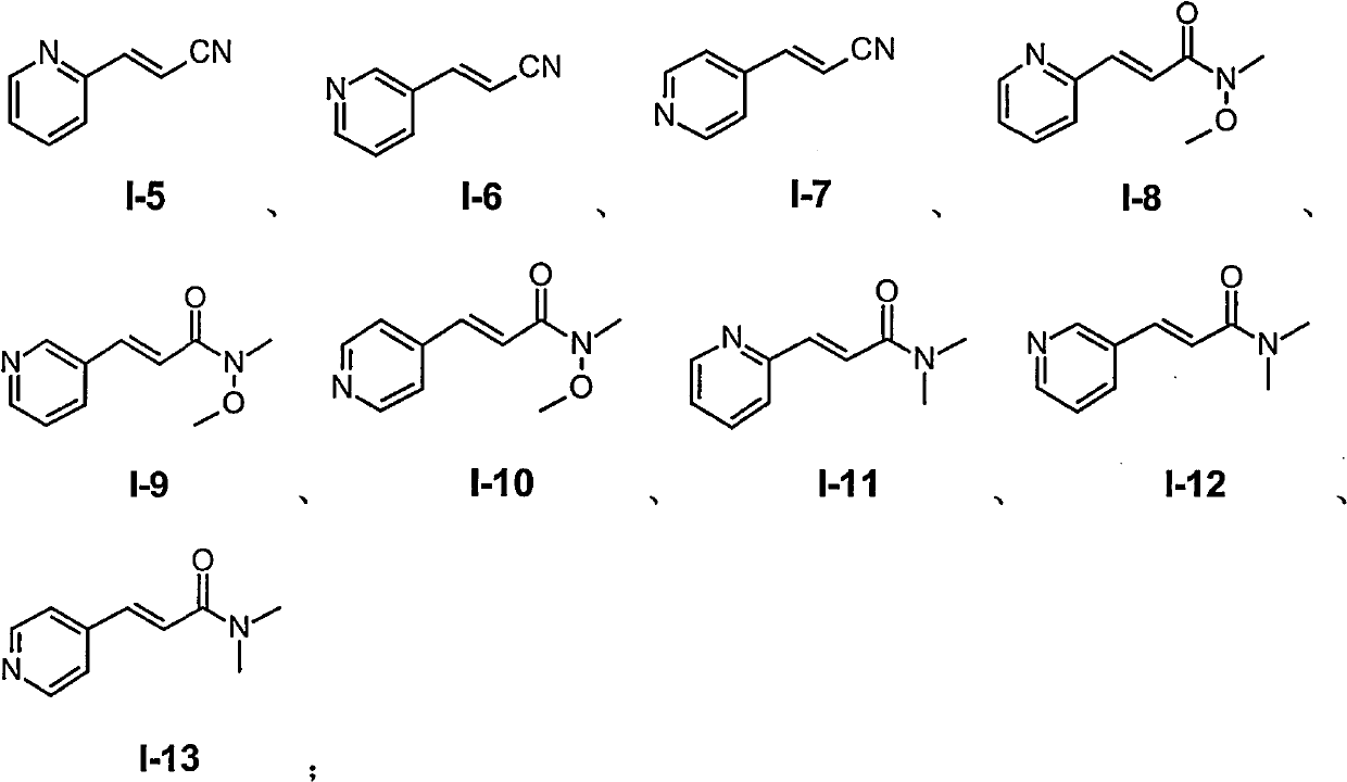 (E)-3-heteroaromatic propyl-2-enoic acid derivative as well as preparation and application thereof